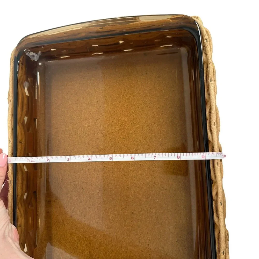 Pyrex vintage amber